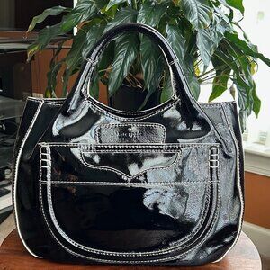 KATE SPADE Pretty Penney Treesh Satchel Bag Black